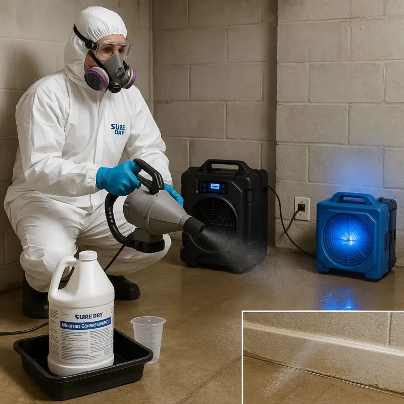 Sanitization and Odor Removal process in Bertie County, NC